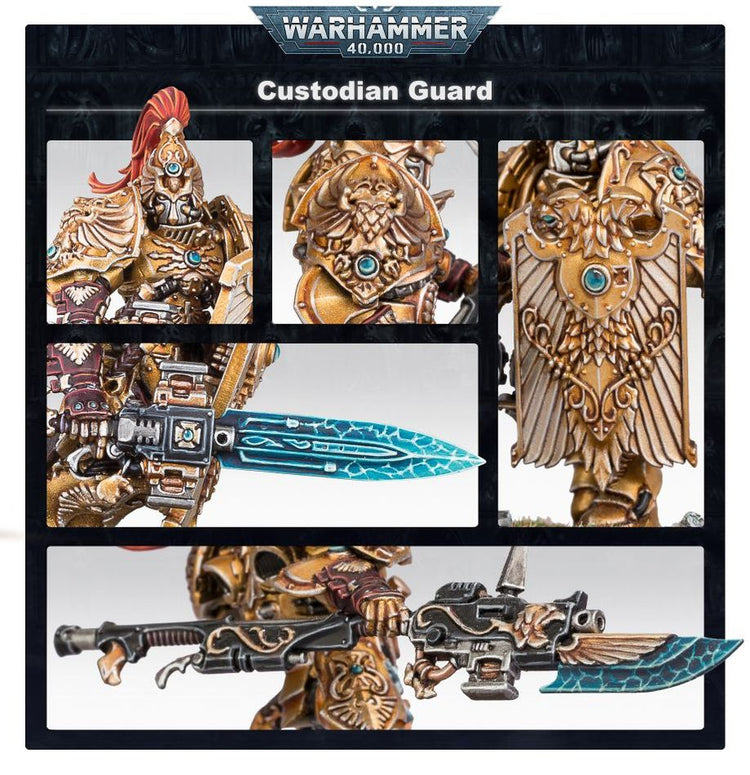 Warhammer 40,000: Adeptus Custodes Custodian Guard - gabescaveccc