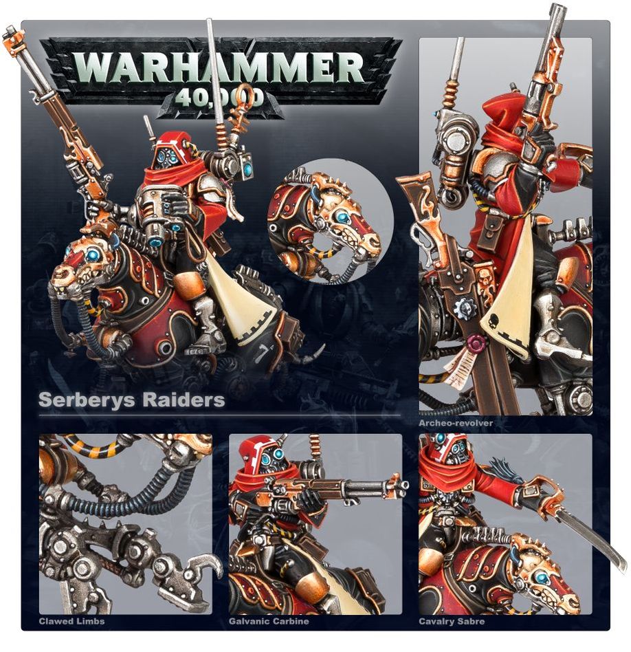 WARHAMMER 40,000: Adeptus Mechanicus Serberys Raiders - gabescaveccc
