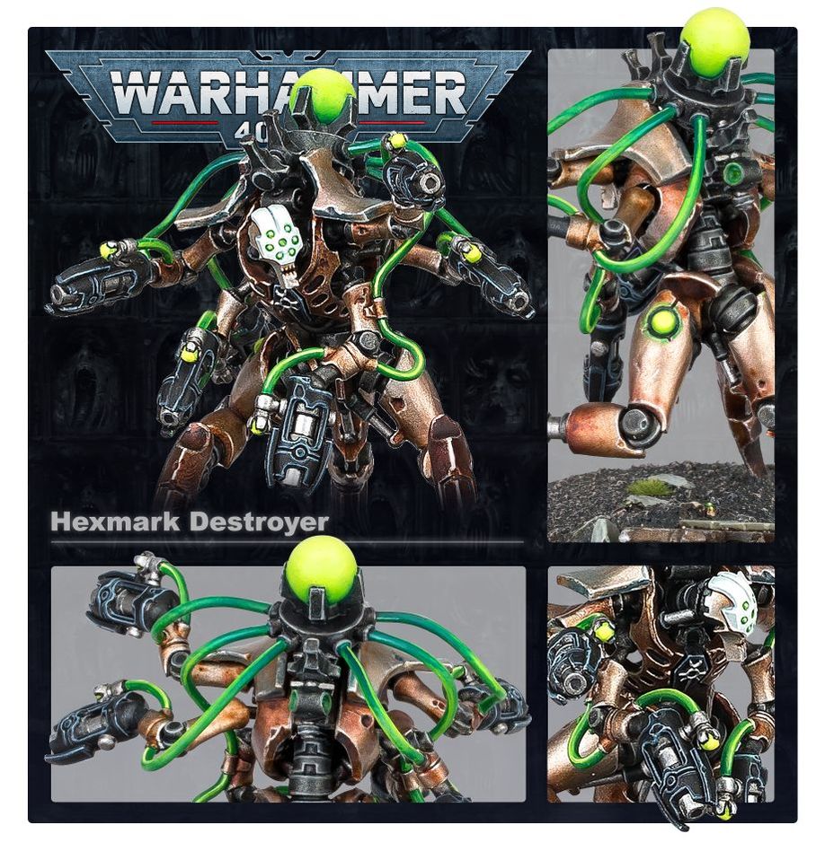 Warhammer Age of 40,000: Necrons Hexmark Destroyer - gabescaveccc