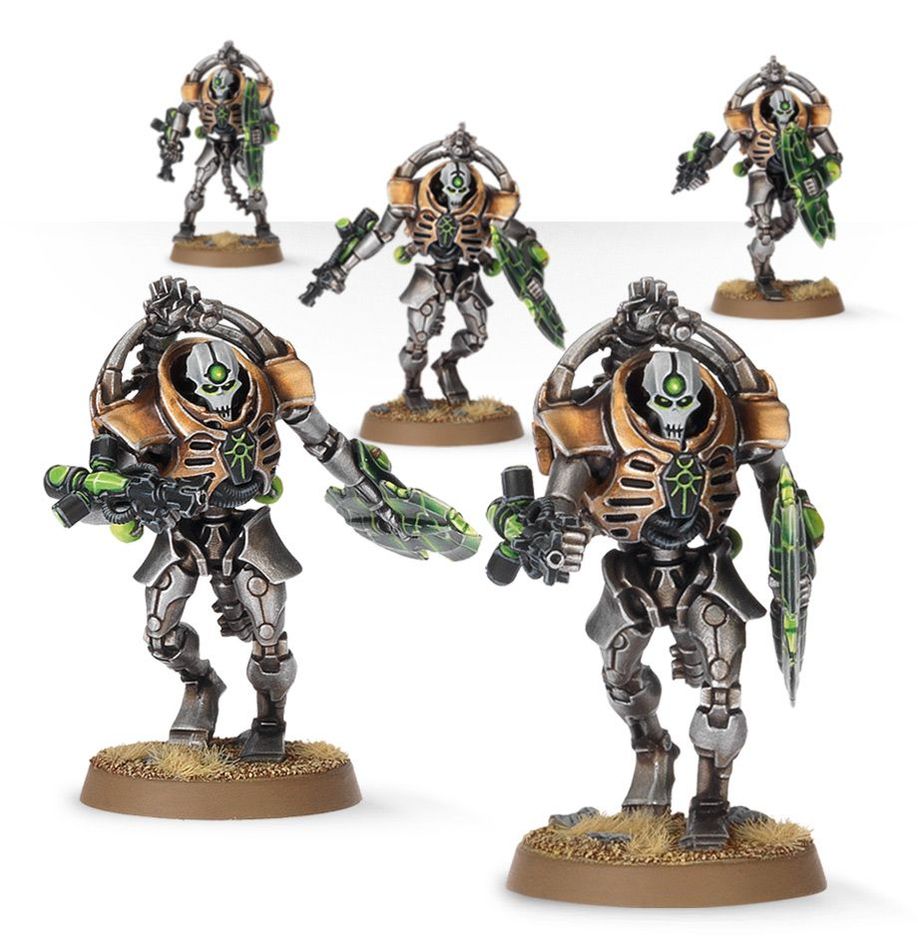 Warhammer Age of 40,000: Necrons Triarch Praetorians - gabescaveccc