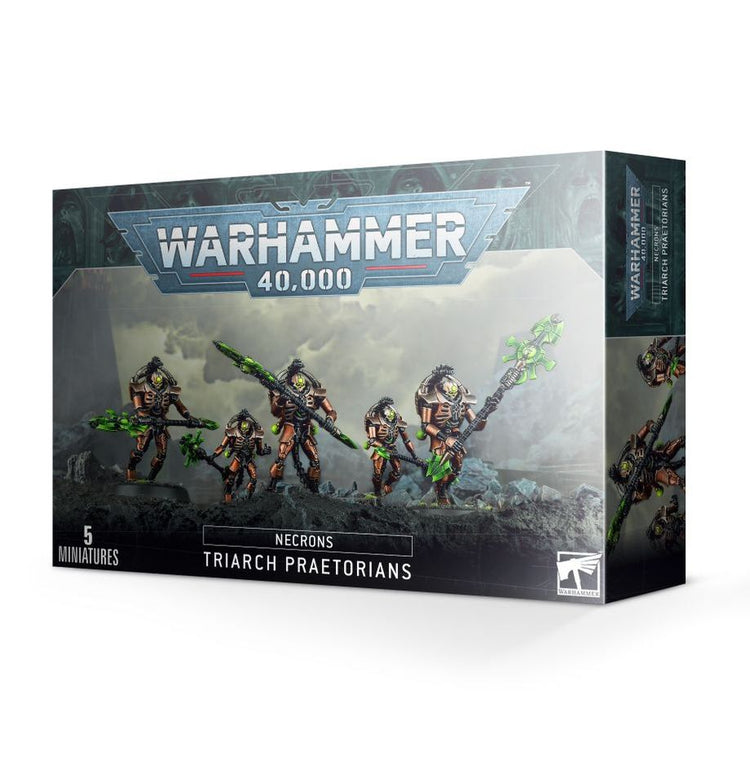 Warhammer Age of 40,000: Necrons Triarch Praetorians - gabescaveccc