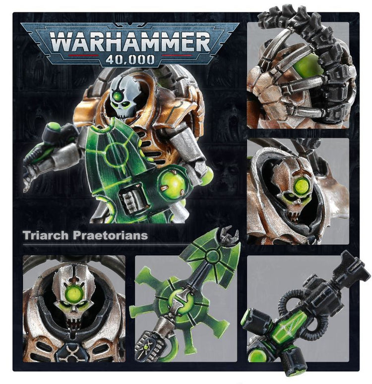 Warhammer Age of 40,000: Necrons Triarch Praetorians - gabescaveccc