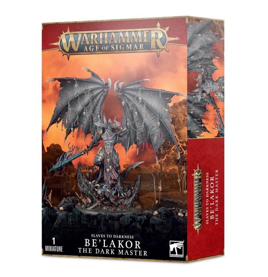 WARHAMMER: AGE OF SIGMAR: SLAVES TO DARKNESS - BE'LAKOR THE DARK MASTER - gabescaveccc