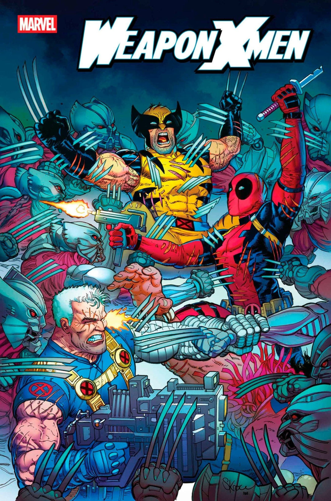 Weapon X - Men #3 Steve Skroce Variant - gabescaveccc