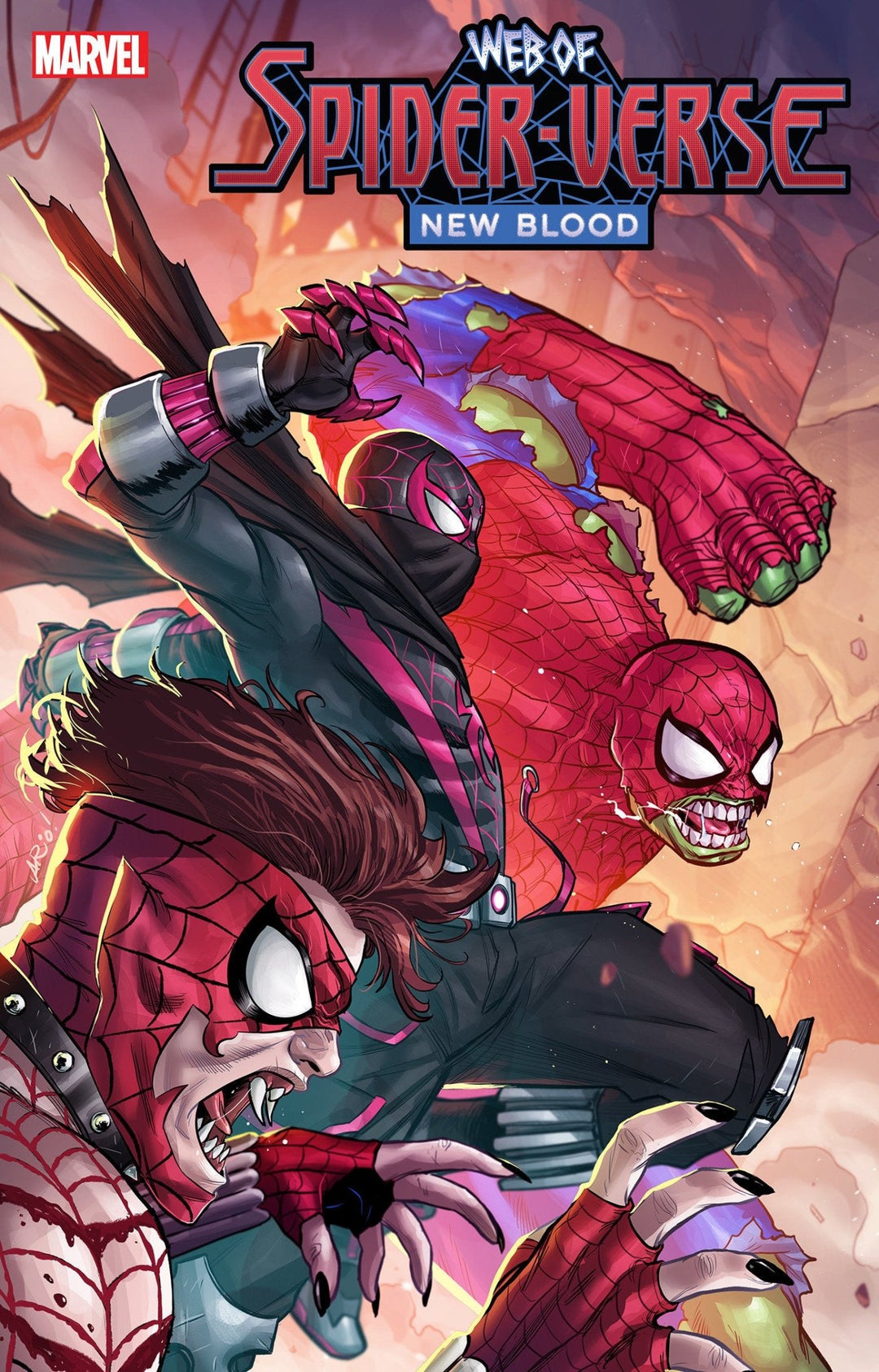 Web Of Spider - Verse: New Blood #1 Ario Anindito Connecting Variant - gabescaveccc