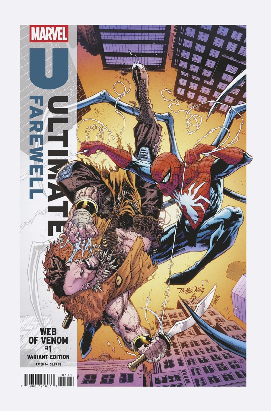 Web Of Venom 1 Netho Diaz Ultimate Farewell Variant - gabescaveccc