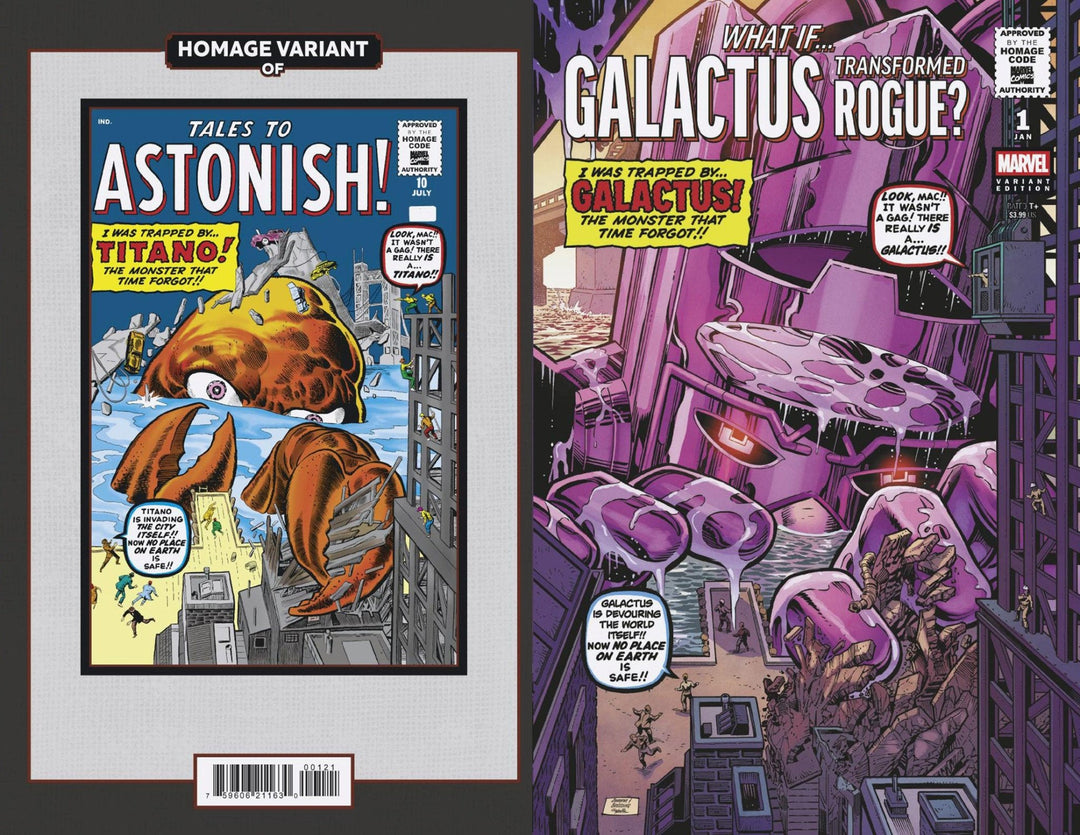 What If...? Galactus: Galactus Transformed Rogue? #1 Dan Jurgens Sci - Fi Homage V Ariant - gabescaveccc