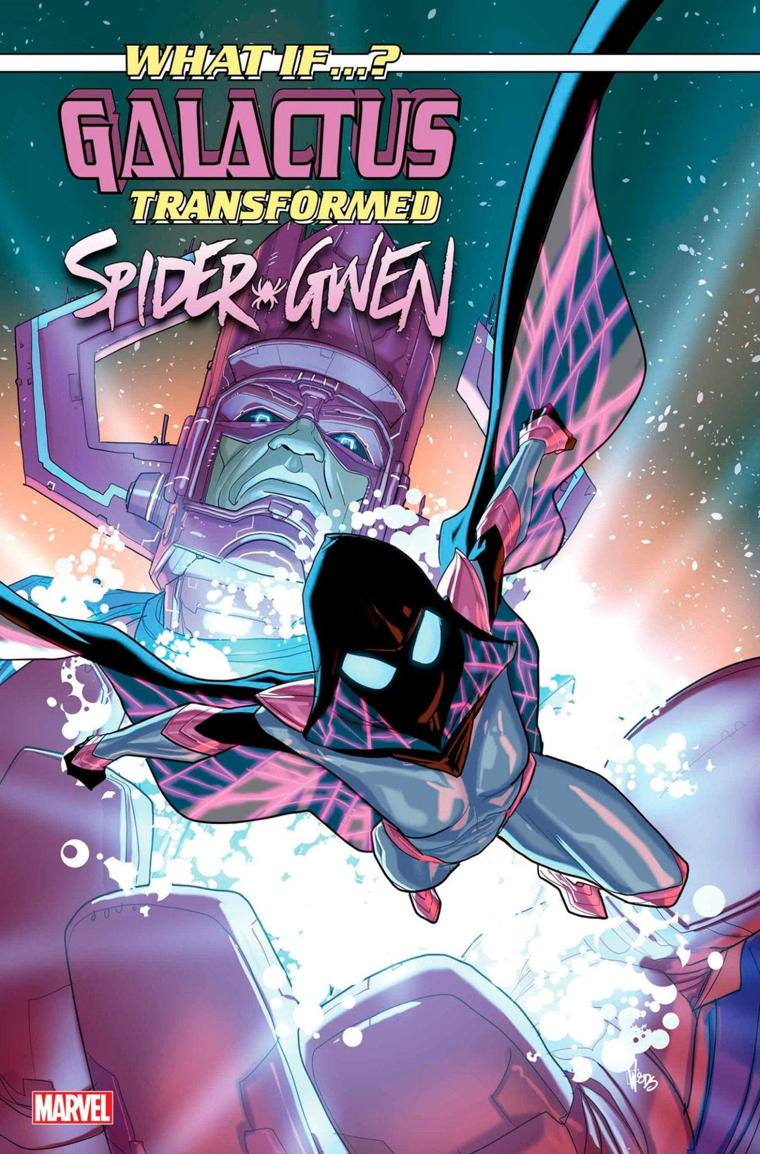 What If...? Galactus: Galactus Transformed Spider - Gwen? #1 Pete Woods Variant - gabescaveccc