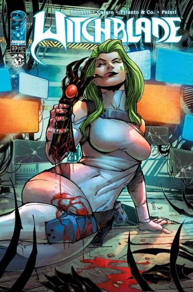 Witchblade 23 Cover A Giuseppe Cafaro & Arif Prianto (Mature) - gabescaveccc