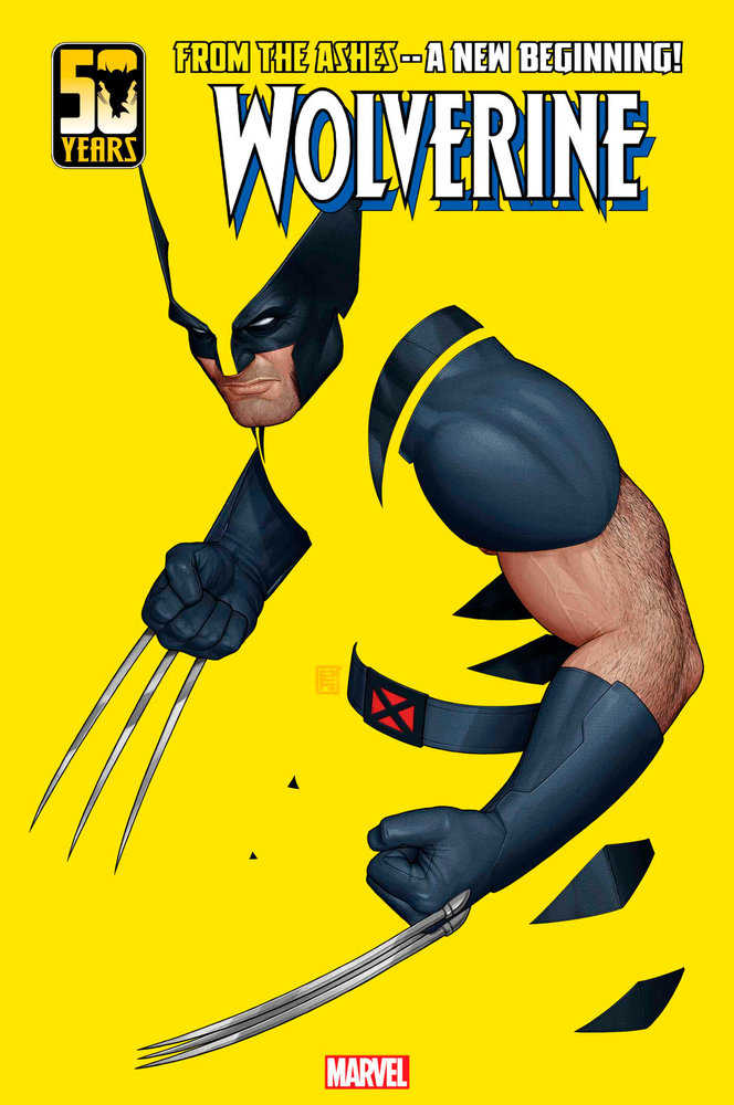 Wolverine #1 John Tyler Christopher Negative Space Variant - gabescaveccc