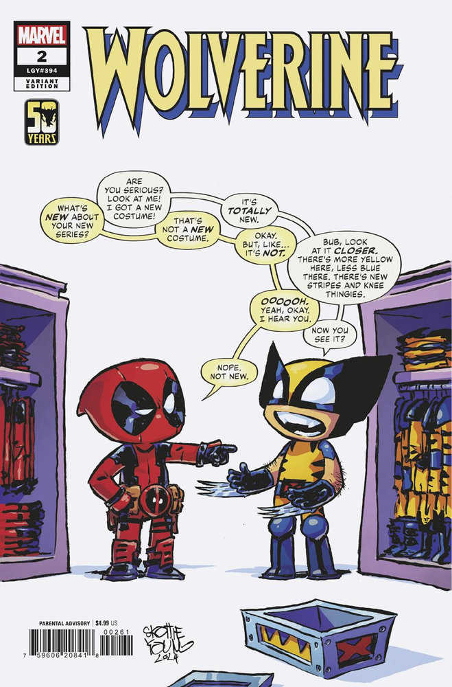 Wolverine #2 Skottie Young Variant - gabescaveccc