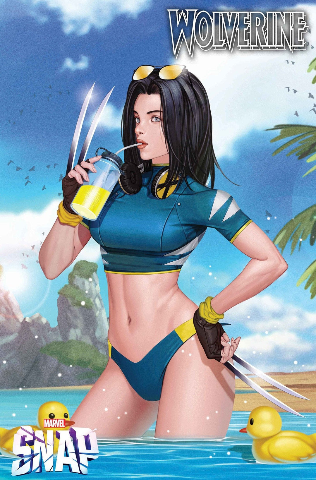 Wolverine 24 Inhyuk Lee Marvel Snap Swimsuit Variant - gabescaveccc