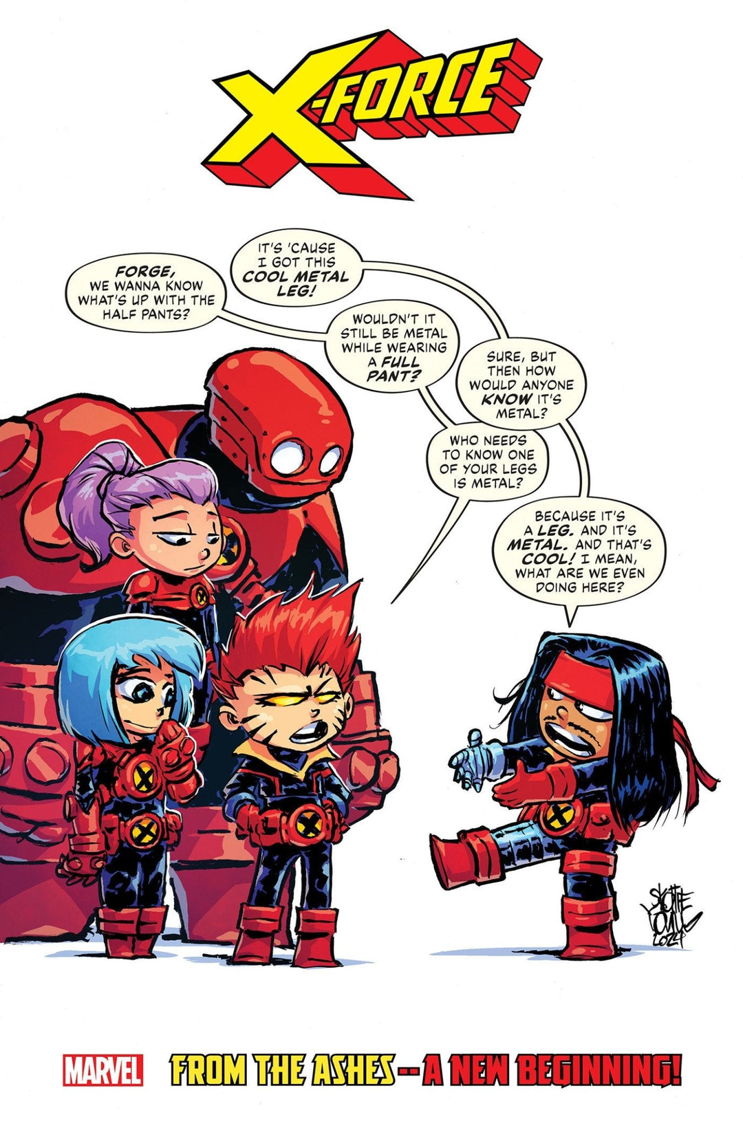 X - Force #1 Skottie Young Variant - gabescaveccc