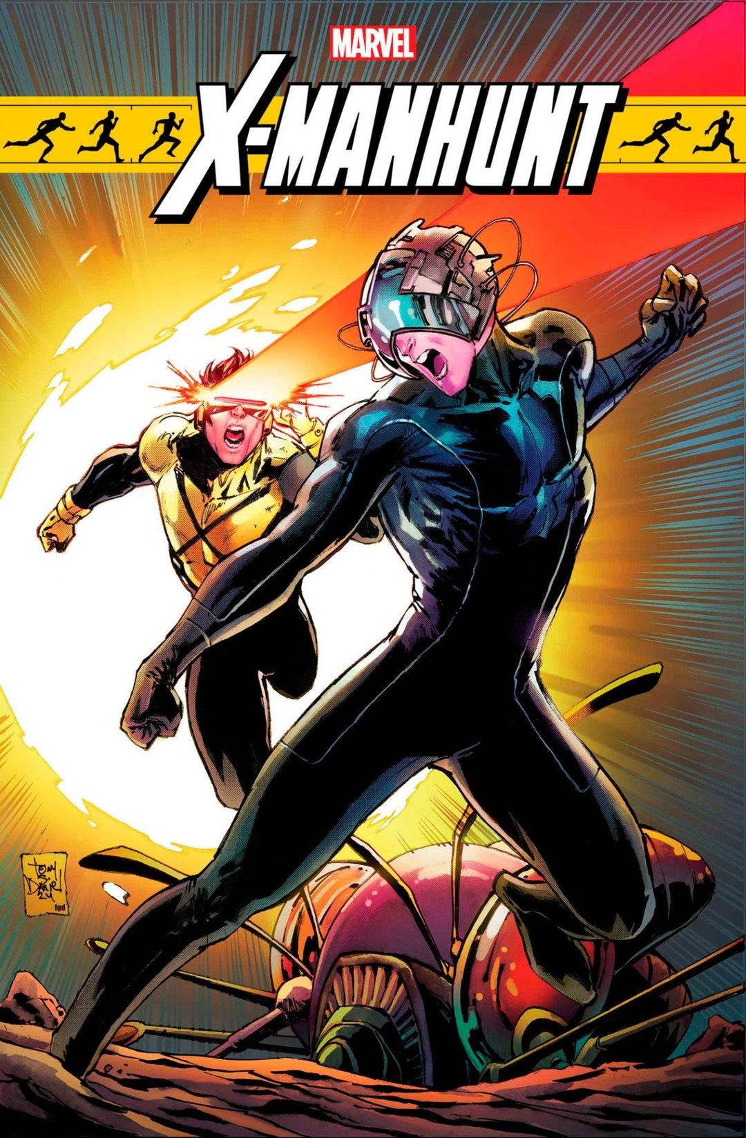 X - Manhunt Omega #1 Tony Daniel Variant [Xmh] - gabescaveccc