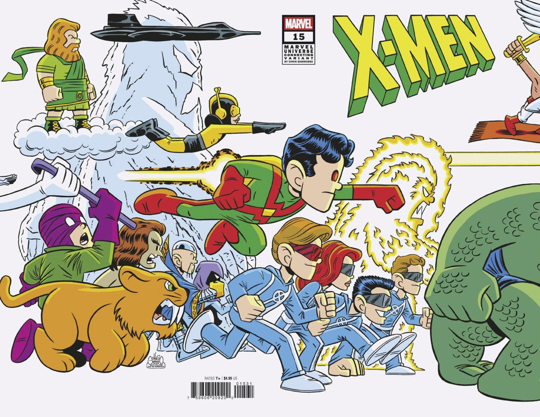 X - Men #15 Chris Giarrusso Marvel Universe Connecting Wrap Variant O - gabescaveccc