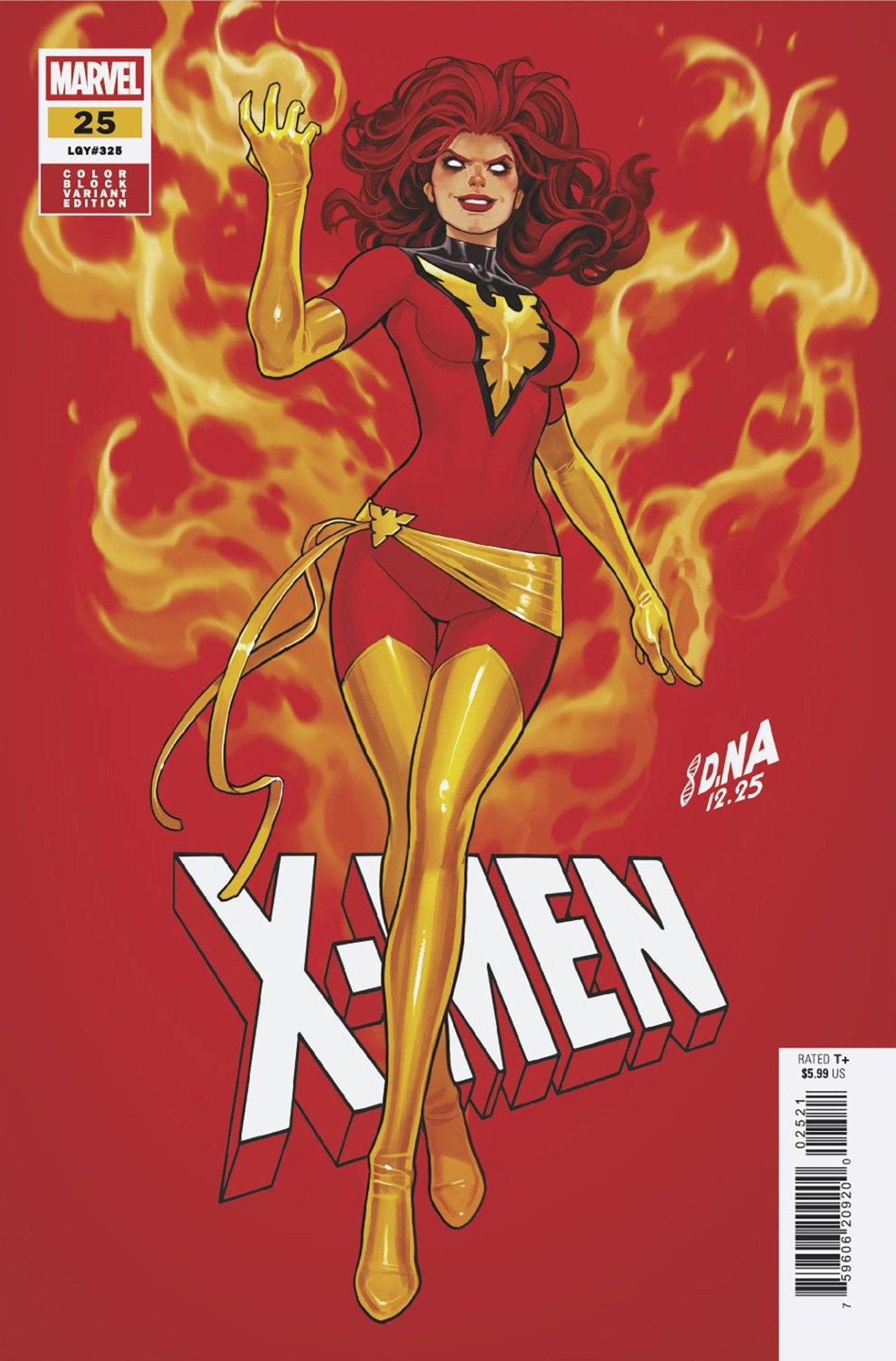 X-MENトランプ X-Men #25 David Nakayama Color Block Red Variant – gabescaveccc