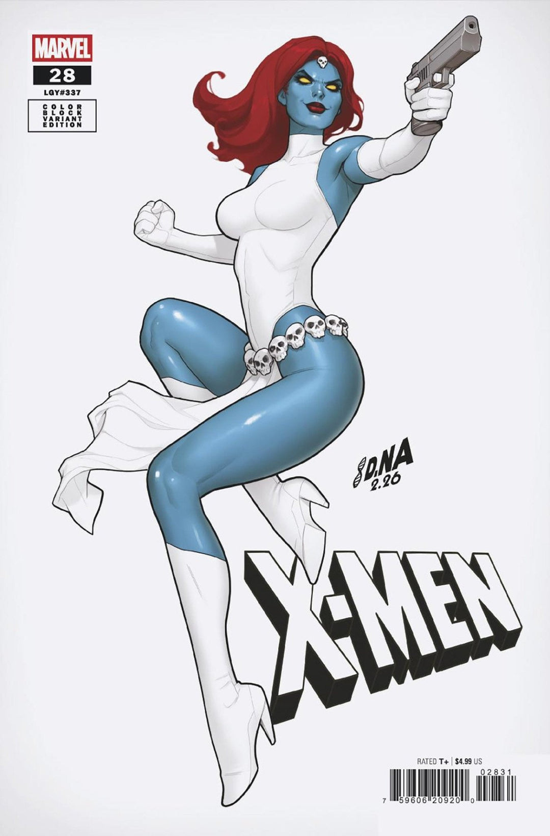 X - Men 28 David Nakayama Color Block White Variant - gabescaveccc