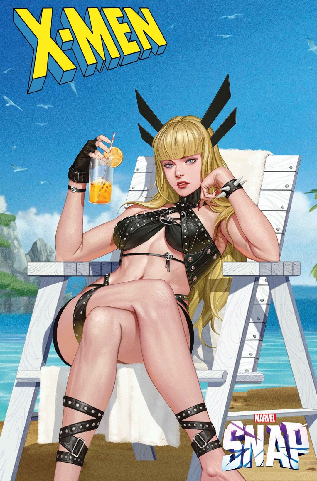 X-Men 34 Inhyuk Lee Marvel Snap Swimsuit Variant - gabescaveccc