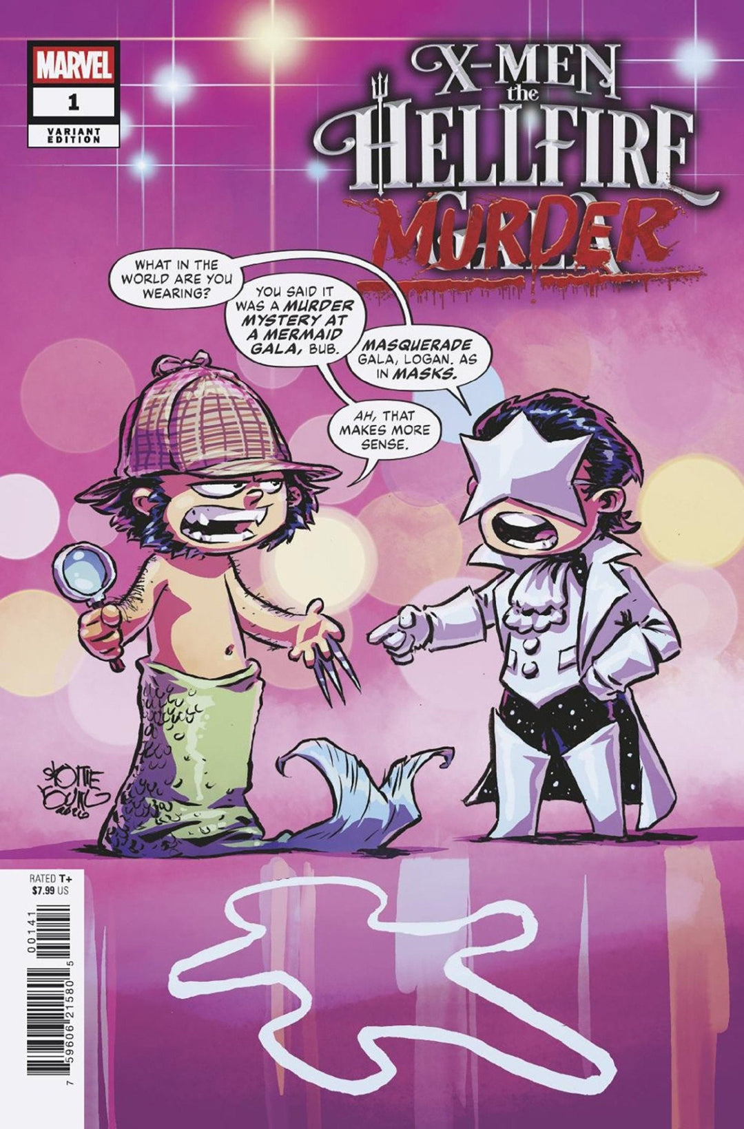 X-Men: The Hellfire Murder 1 Skottie Young Variant - gabescaveccc