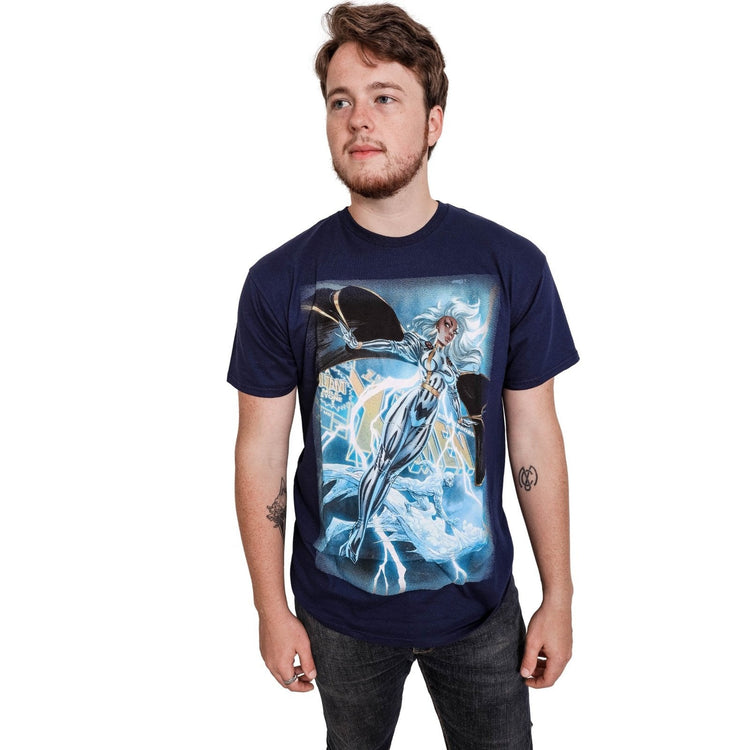 X-Men Uncanny Storm And Ice Man Marvel Comics Adult T Shirt - gabescaveccc