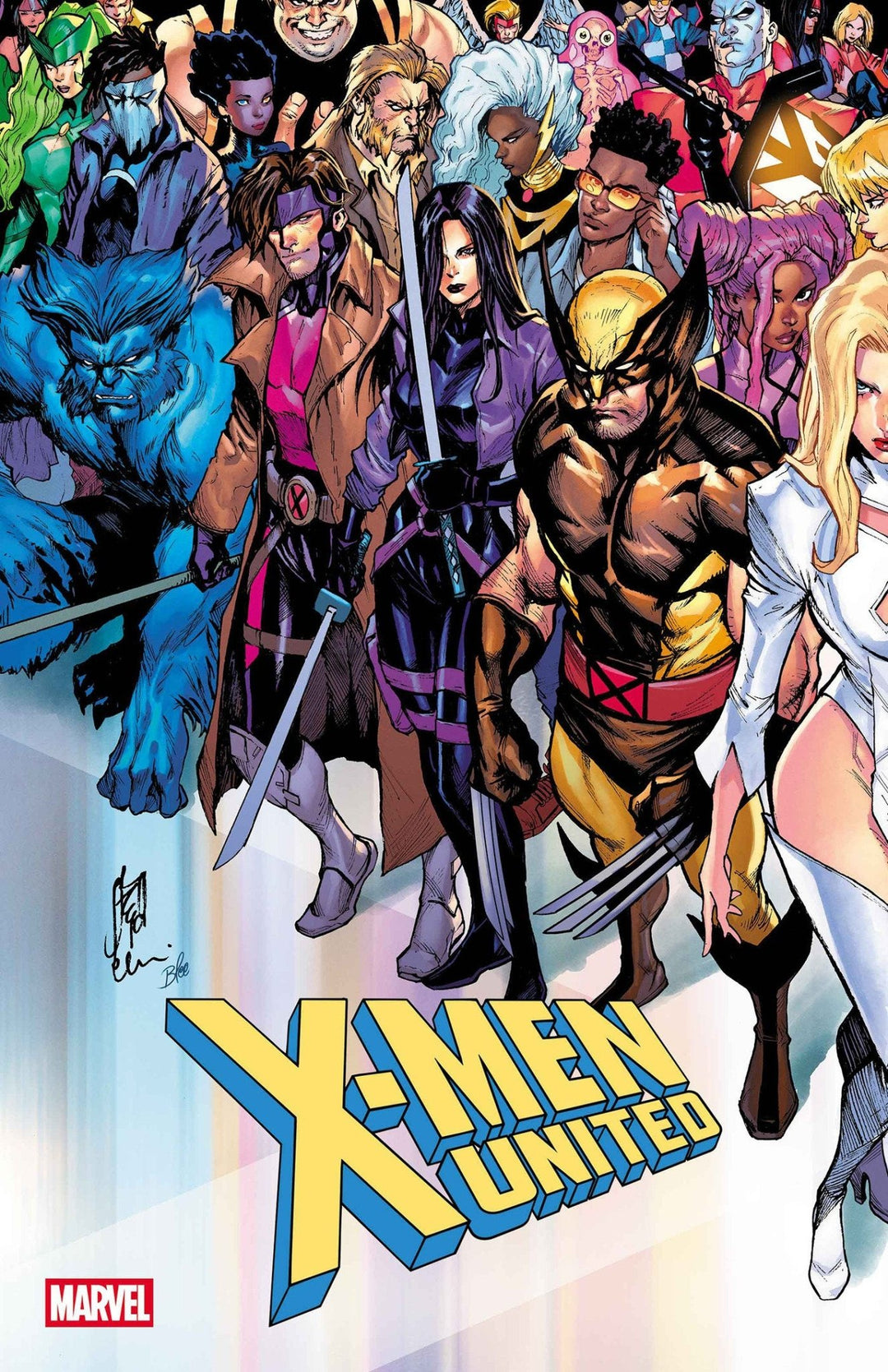 X - Men United 1 Connecting Cover B - gabescaveccc