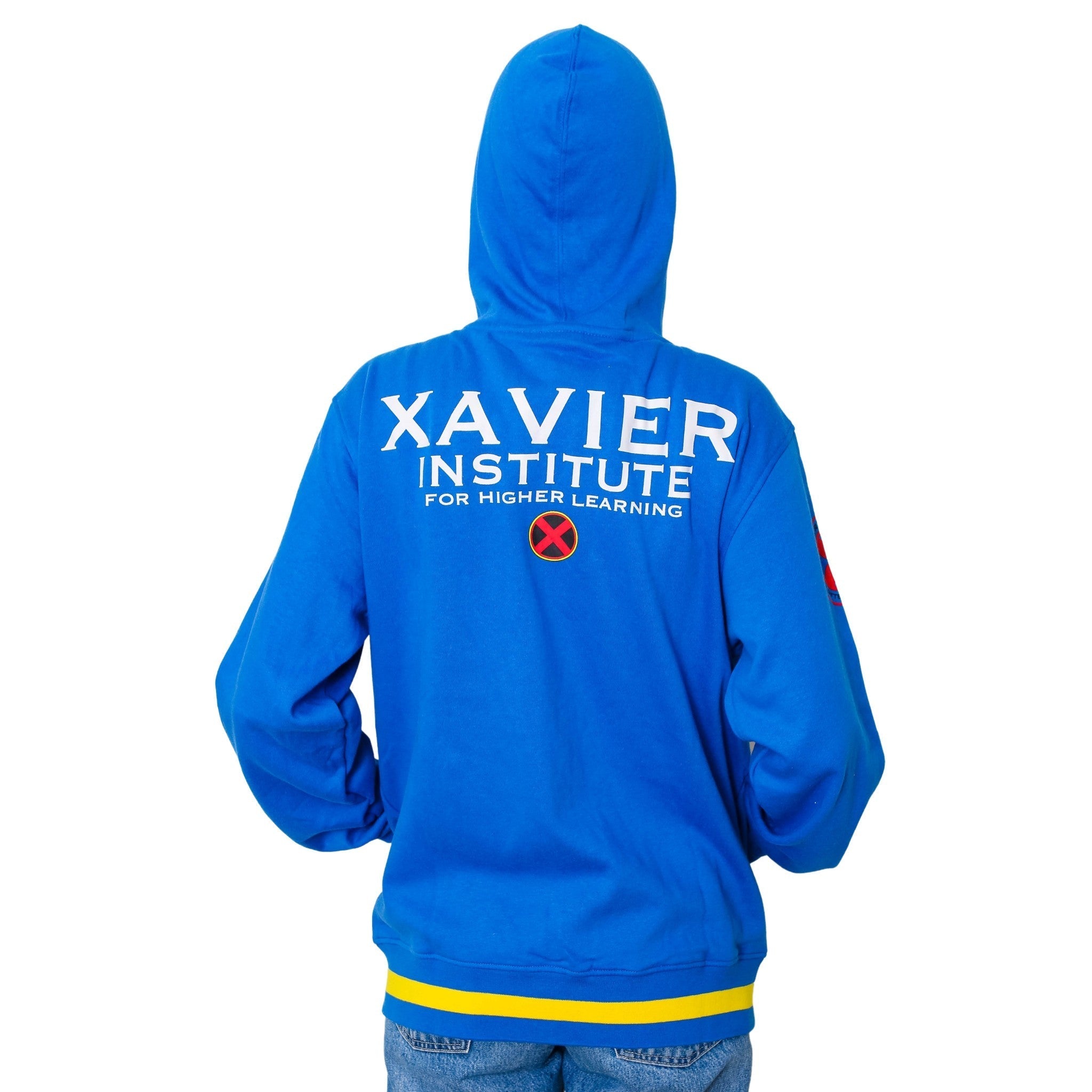 X-Men Xavier Institute Marvel Adult Zip Up Hoodie - gabescaveccc