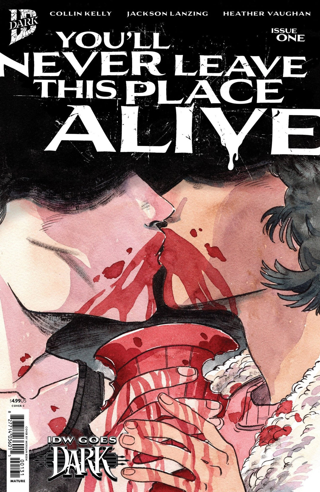 You'll Never Leave This Place Alive #1 Variant C (Beem Idw Goes Dark Variant) - gabescaveccc