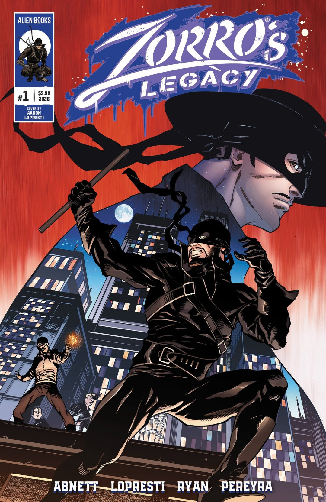 Zorro's Legacy 1 Cover A (Lopresti) - gabescaveccc