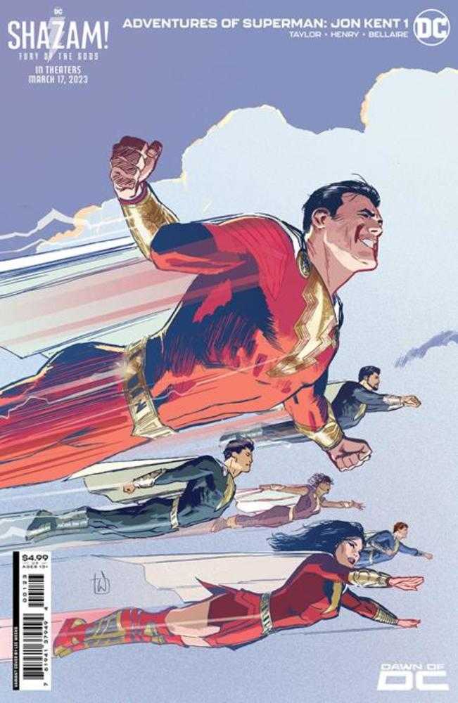 Adventures Of Superman Jon Kent #1 (Of 6) Cover H Lee Weeks Shazam Fury Of The Gods Movie Card Stock Variant - gabescaveccc