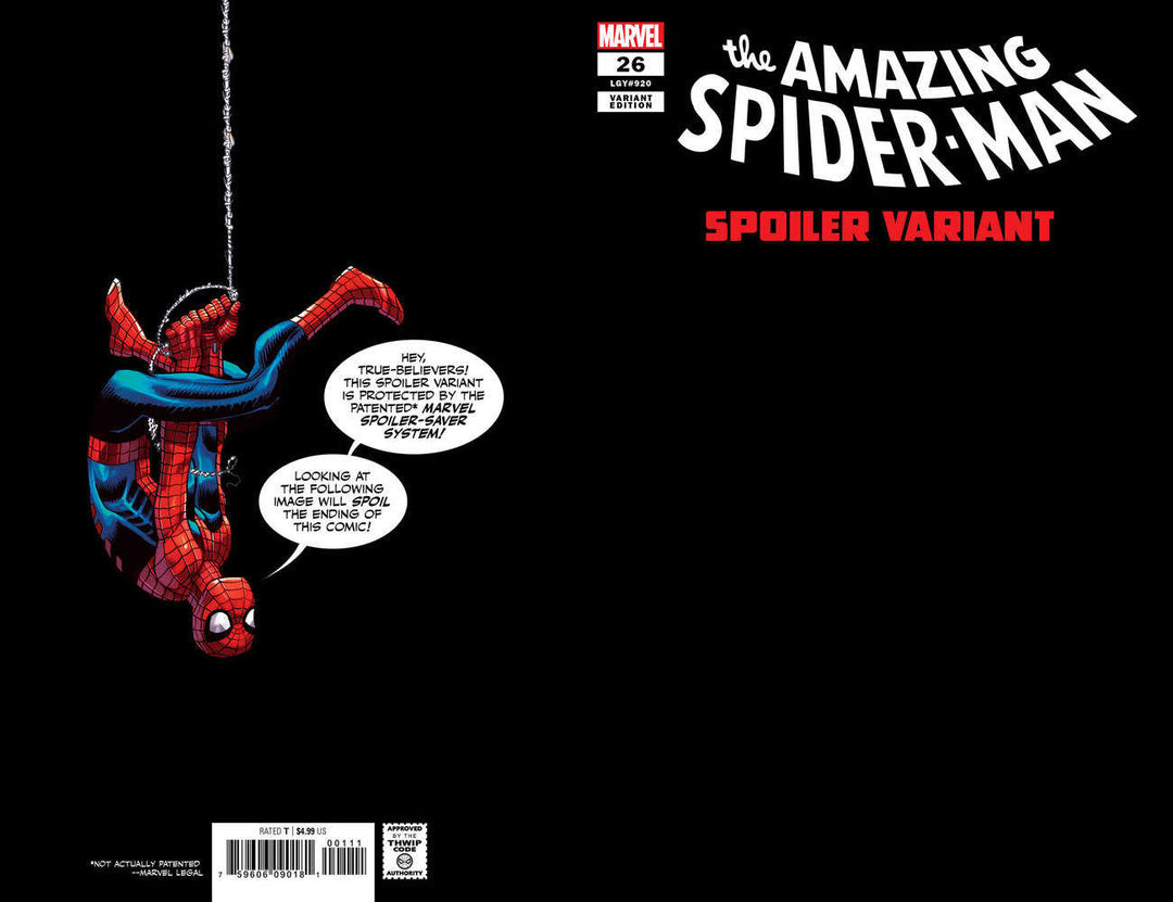 Amazing Spider-Man 26 Gary Frank Spoiler Variant - gabescaveccc