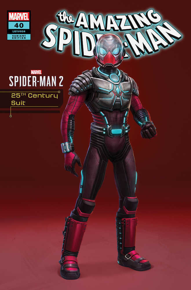 Amazing Spider-Man #40 25th Century Suit Marvel'S Spider-Man 2 Variant [Gw] - gabescaveccc