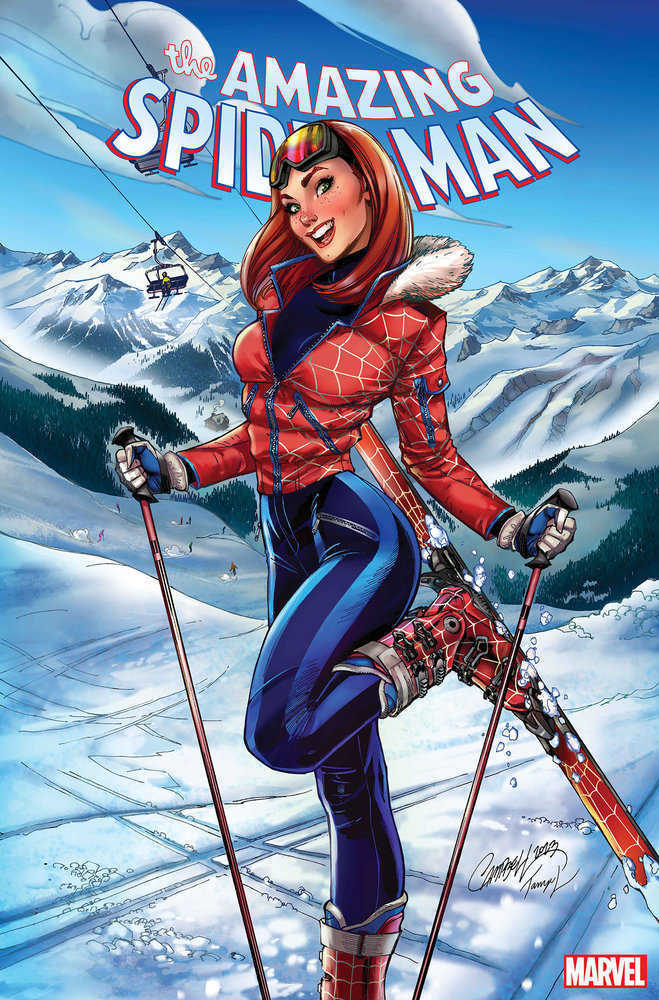 Amazing Spider-Man #40 J.S. Campbell Ski Chalet Variant [Gw] - gabescaveccc