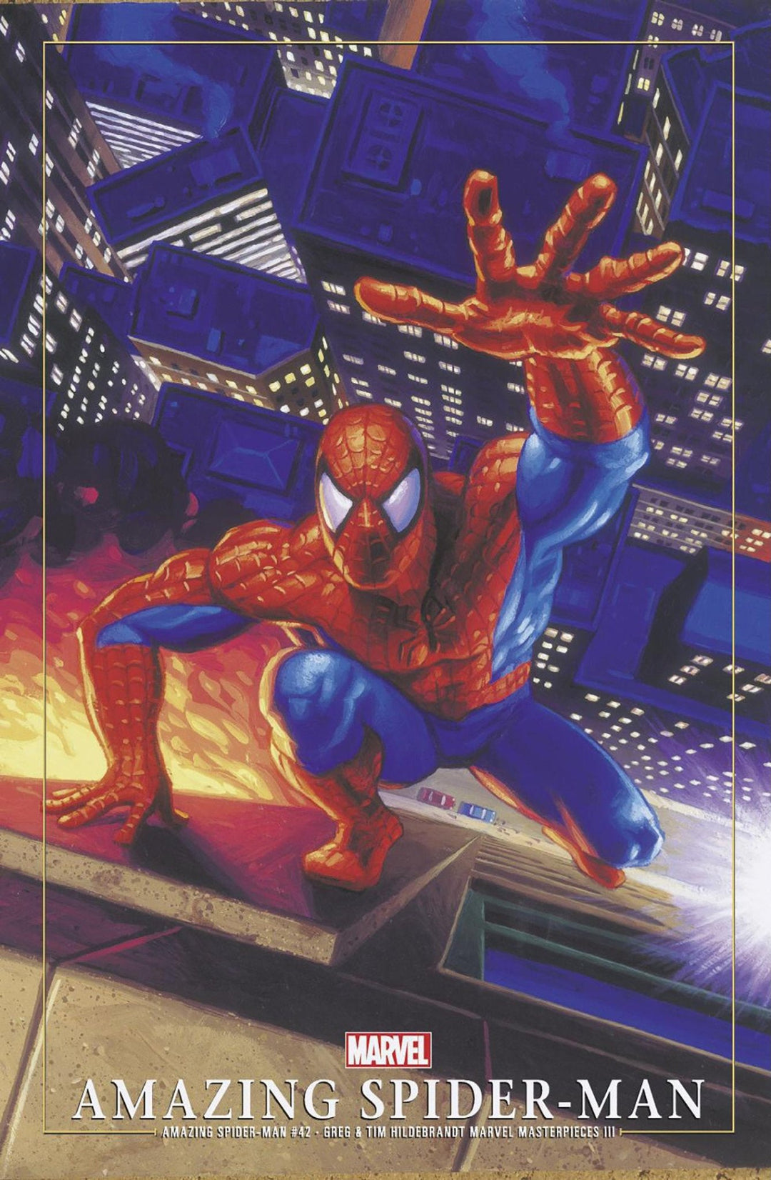 Amazing Spider-Man 42 Greg And Tim Hildebrandt Spider-Man Marvel Masterpieces III Variant [Gw] - gabescaveccc