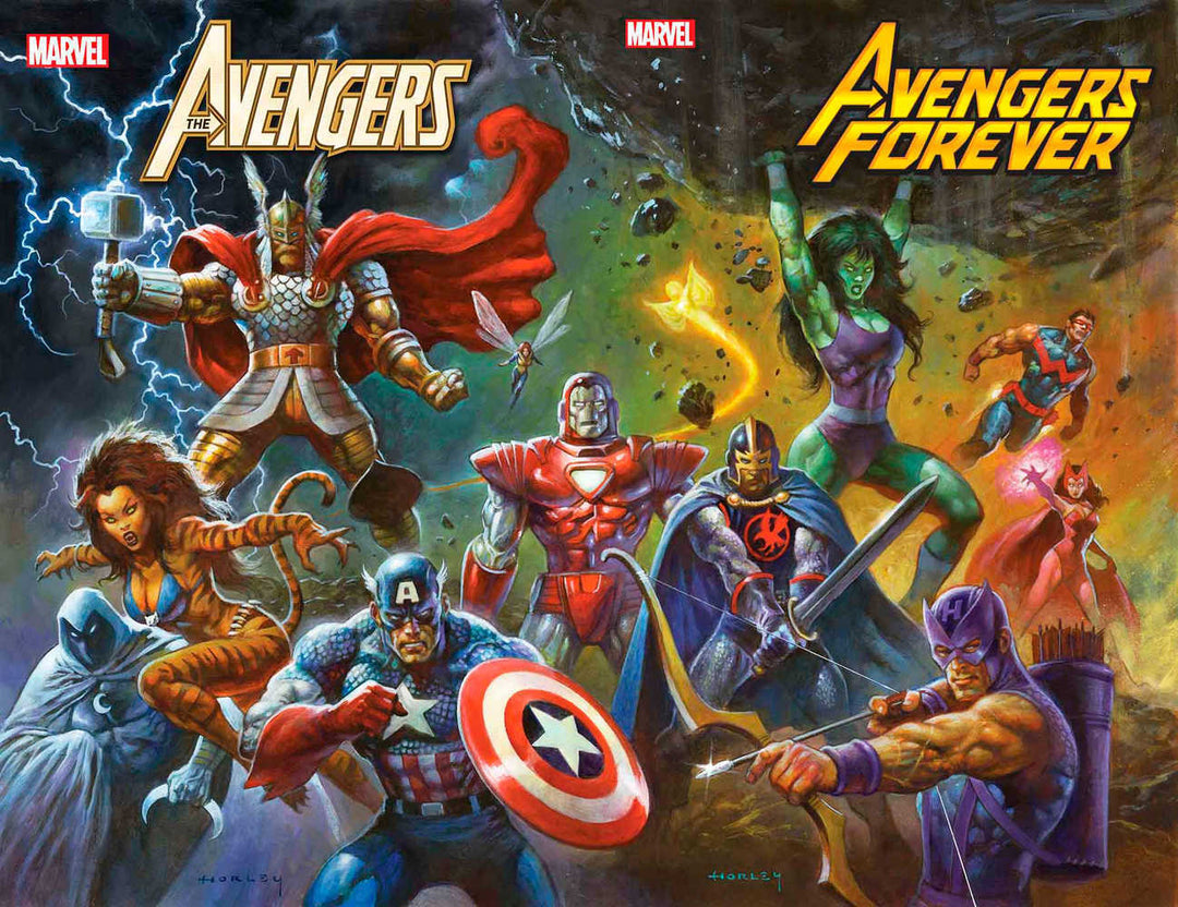 Avengers #64 Horley 80s Avengers Assemble Connect Variant - gabescaveccc