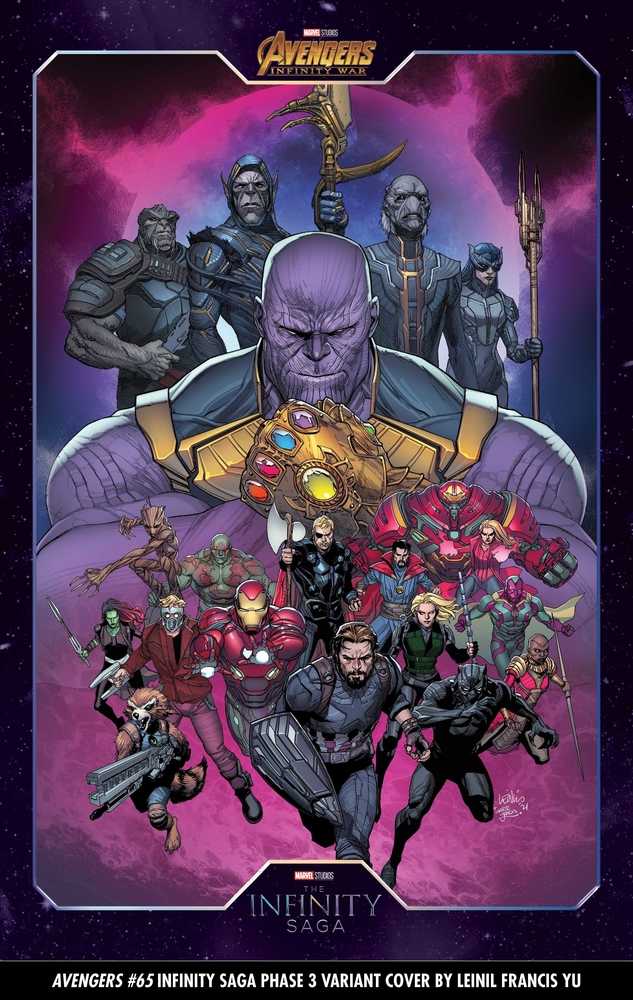 Avengers #65 Yu Infinity Saga Phase 3 Variant - gabescaveccc