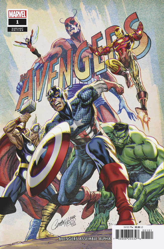 Avengers Assemble Alpha #1 Js Campbell Anniversary Variant - gabescaveccc