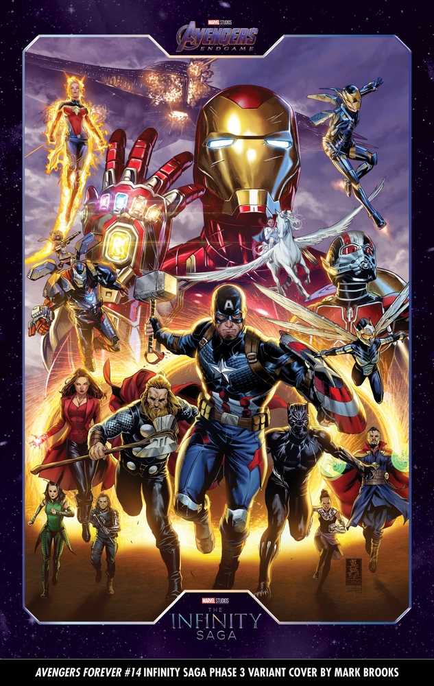 Avengers Forever #14 Brooks Infinity Saga Phase 3 Variant - gabescaveccc