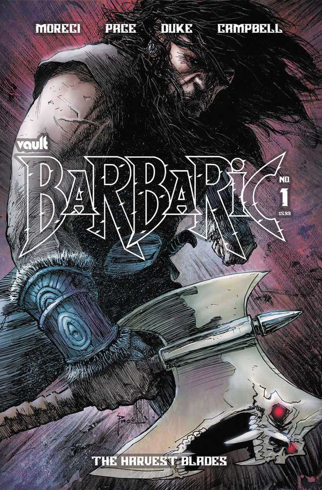 Barbaric Harvest Blades One Shot Cover B Pace - gabescaveccc