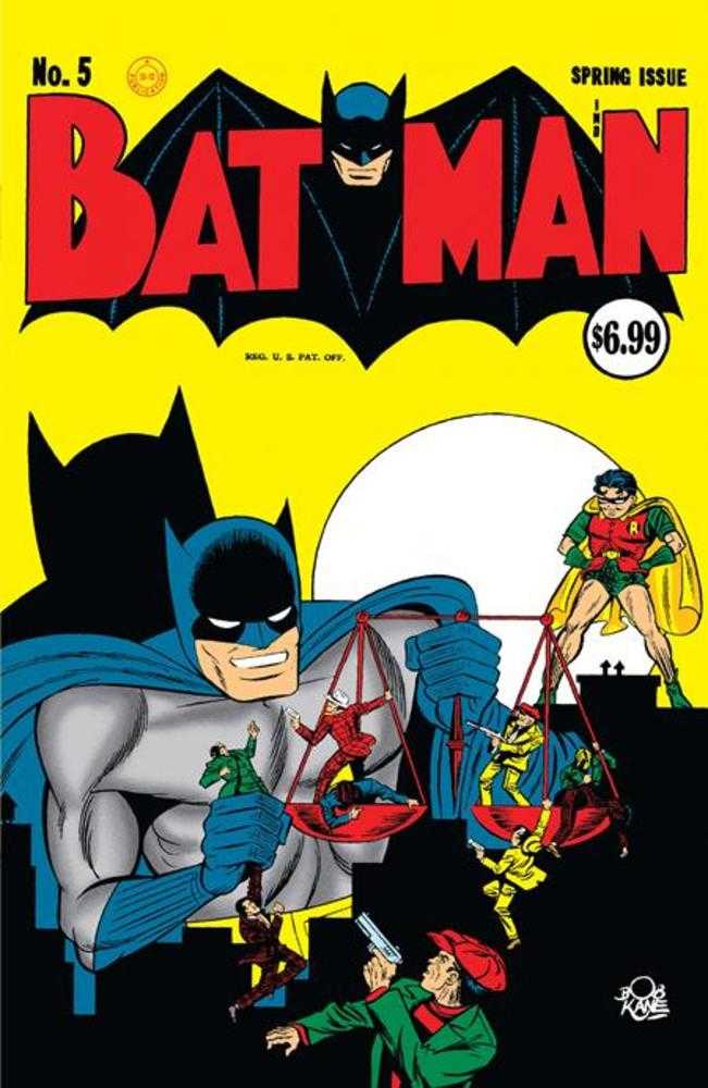 Batman #5 Facsimile Edition Cover A Bob Kane - gabescaveccc