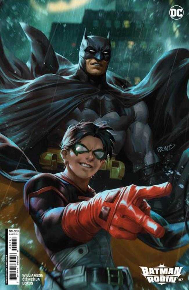 Batman And Robin #7 Cover B Derrick Chew Card Stock Variant - gabescaveccc