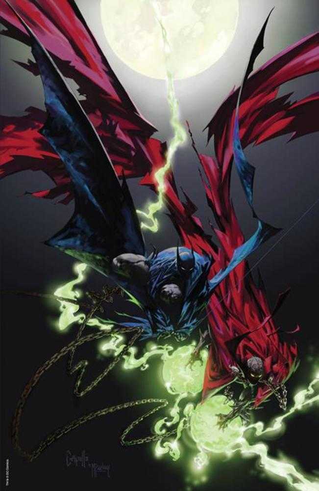 Batman Spawn #1 (One Shot) Cover J Greg Capullo & Todd McFarlane Glow In The Dark Variant - gabescaveccc