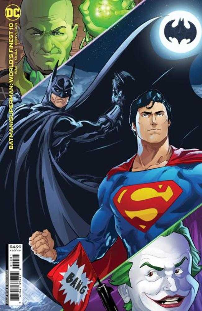 Batman Superman Worlds Finest #10 Cover B Dan Schoening Card Stock Variant - gabescaveccc