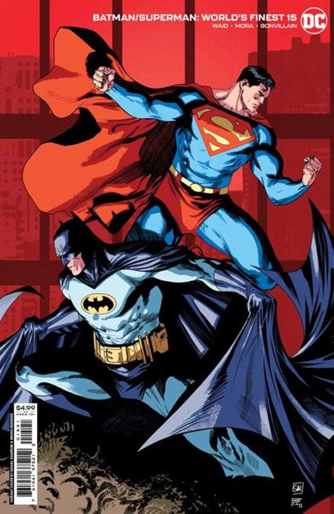 Batman Superman Worlds Finest #15 Cover B Daniel Sampere & Bruno Redondo Card Stock Variant - gabescaveccc