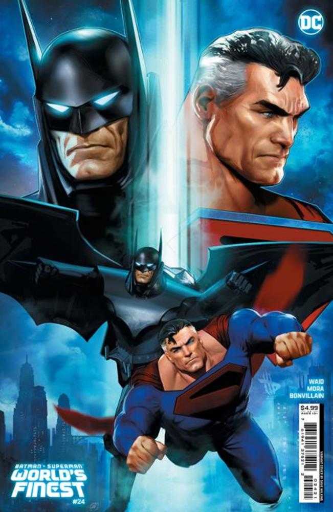 Batman Superman Worlds Finest #24 Cover B Dave Wilkins Card Stock Variant - gabescaveccc
