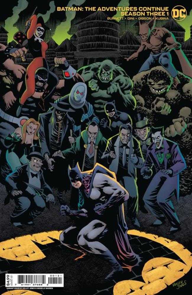 Batman The Adventures Continue Season 3 #1 (Of 7) Cover B Kelley Jones Card Stock Variant - gabescaveccc