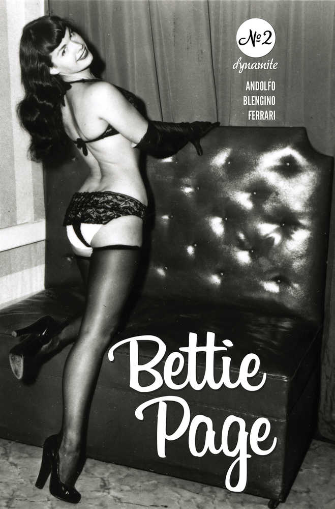 Bettie Page #2 Cover K Photo Black Bag (Mature) - gabescaveccc