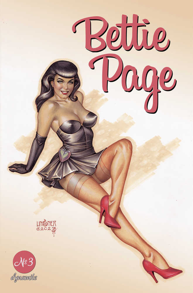 Bettie Page #3 Cover A Linsner - gabescaveccc
