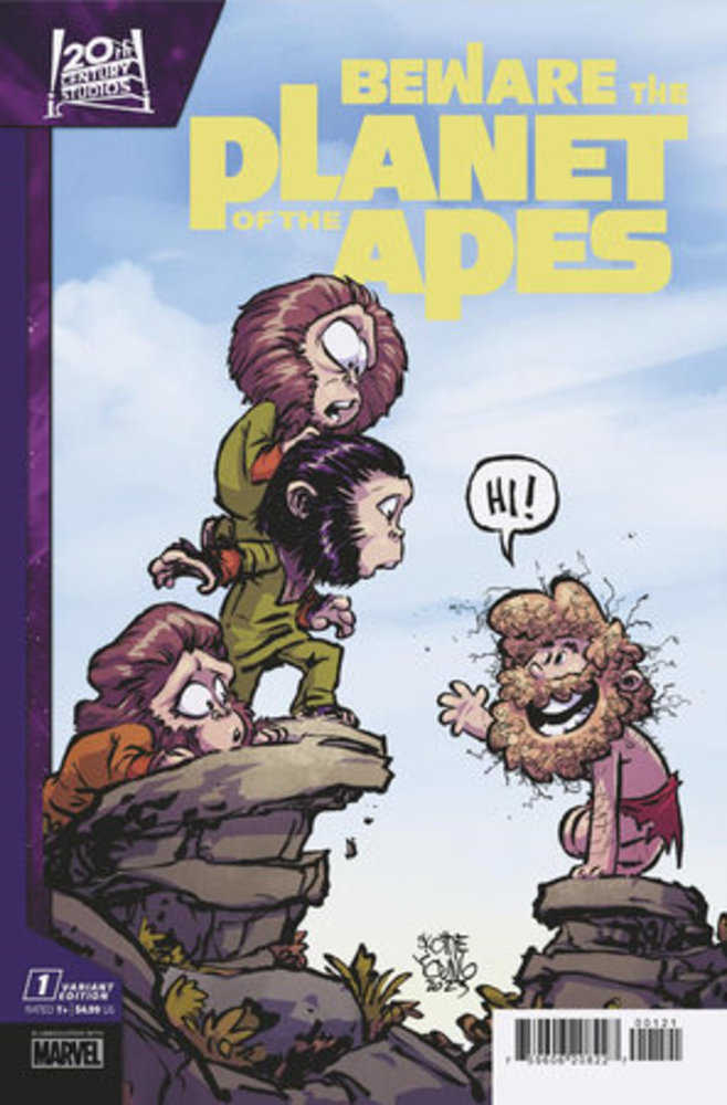 Beware The Planet Of The Apes #1 Skottie Young Variant - gabescaveccc