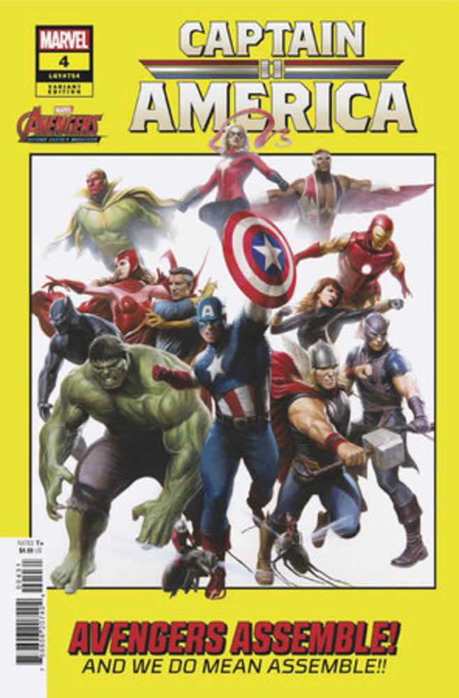 Captain America #4 Adi Granov Avengers 60th Variant - gabescaveccc