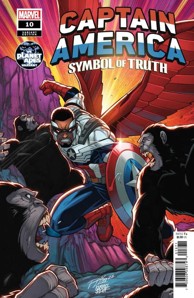 Captain America Symbol Of Truth #10 Ron Lim Planet Of The Ap - gabescaveccc
